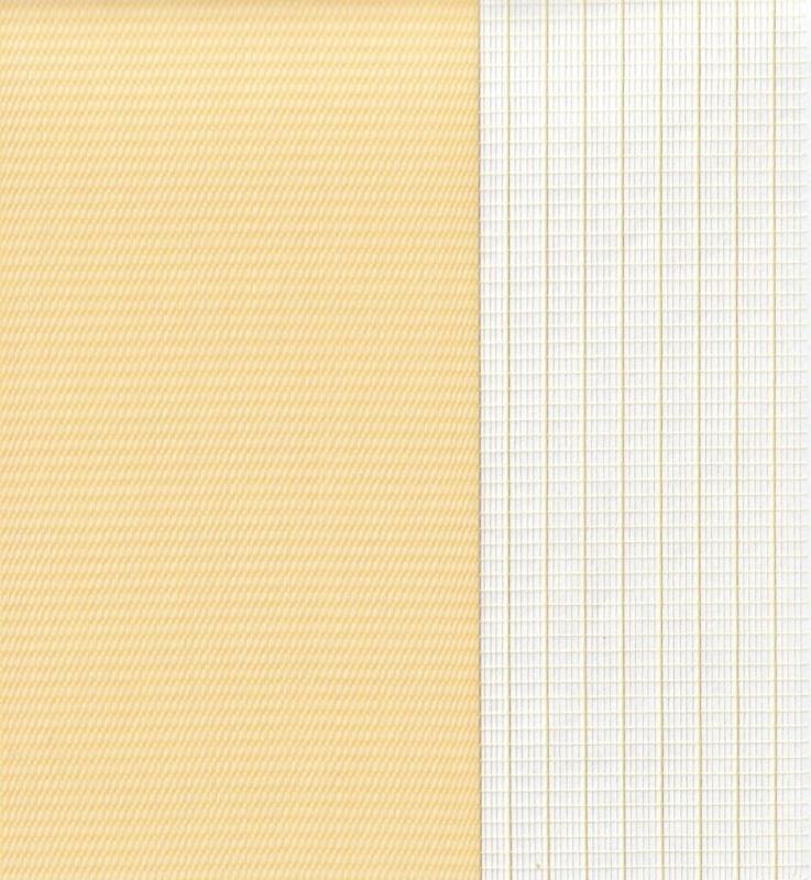 Закрытые рулонные шторы день-ночь Латина, светло-желтый 1801