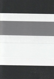 Открытые рулонные шторы день-ночь Салерно, серый 2002 купить в Сочи с доставкой